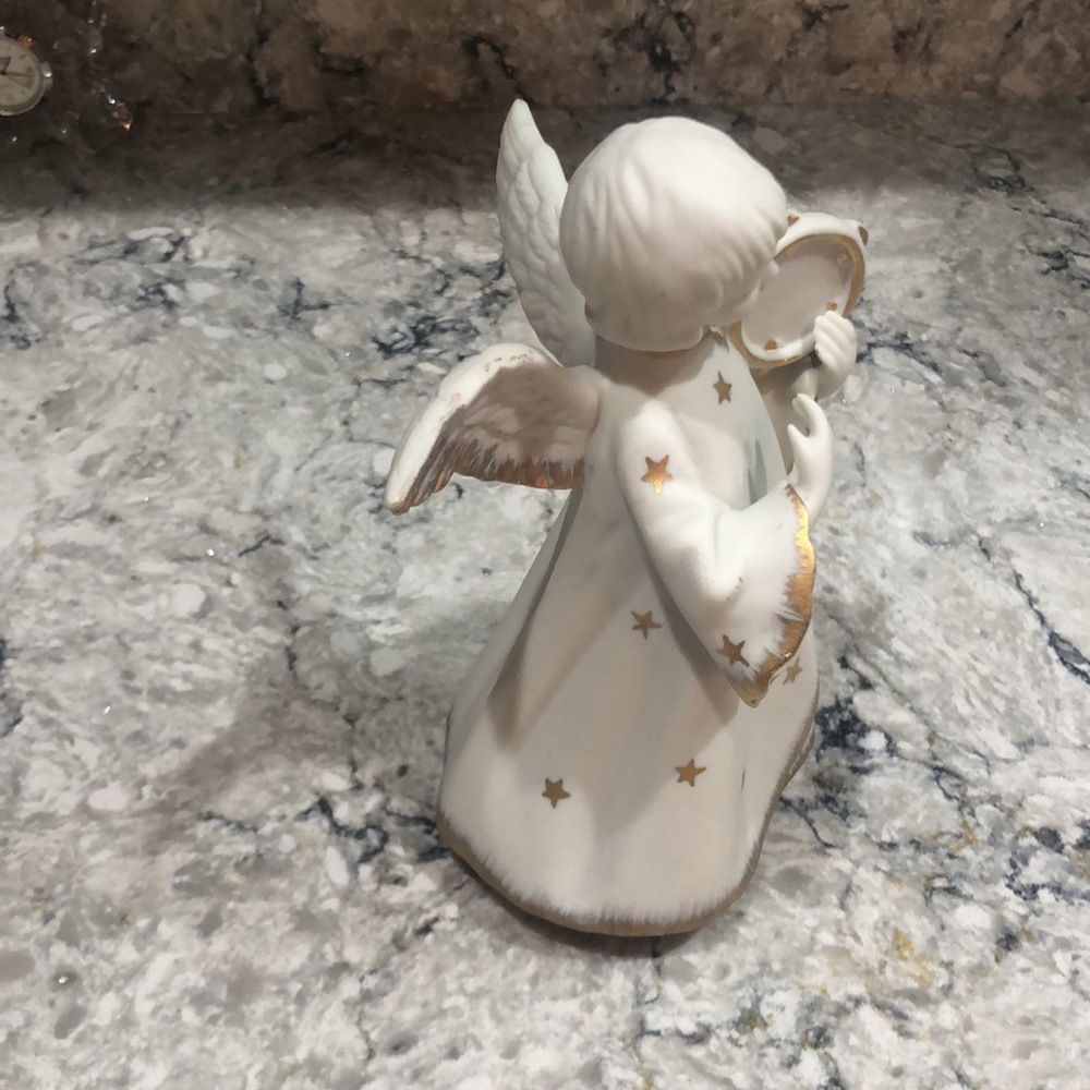 Schmid Porcelain Angel Musical Figurine - Picture 3 of 9